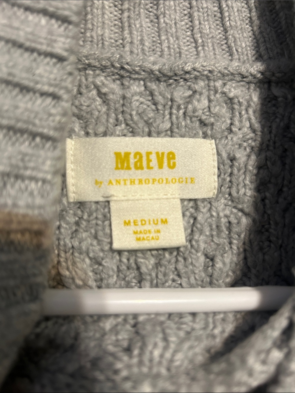 Maeve Melinda Cable Short-Sleeve Twofer Sweater - Picture 4 of 10
